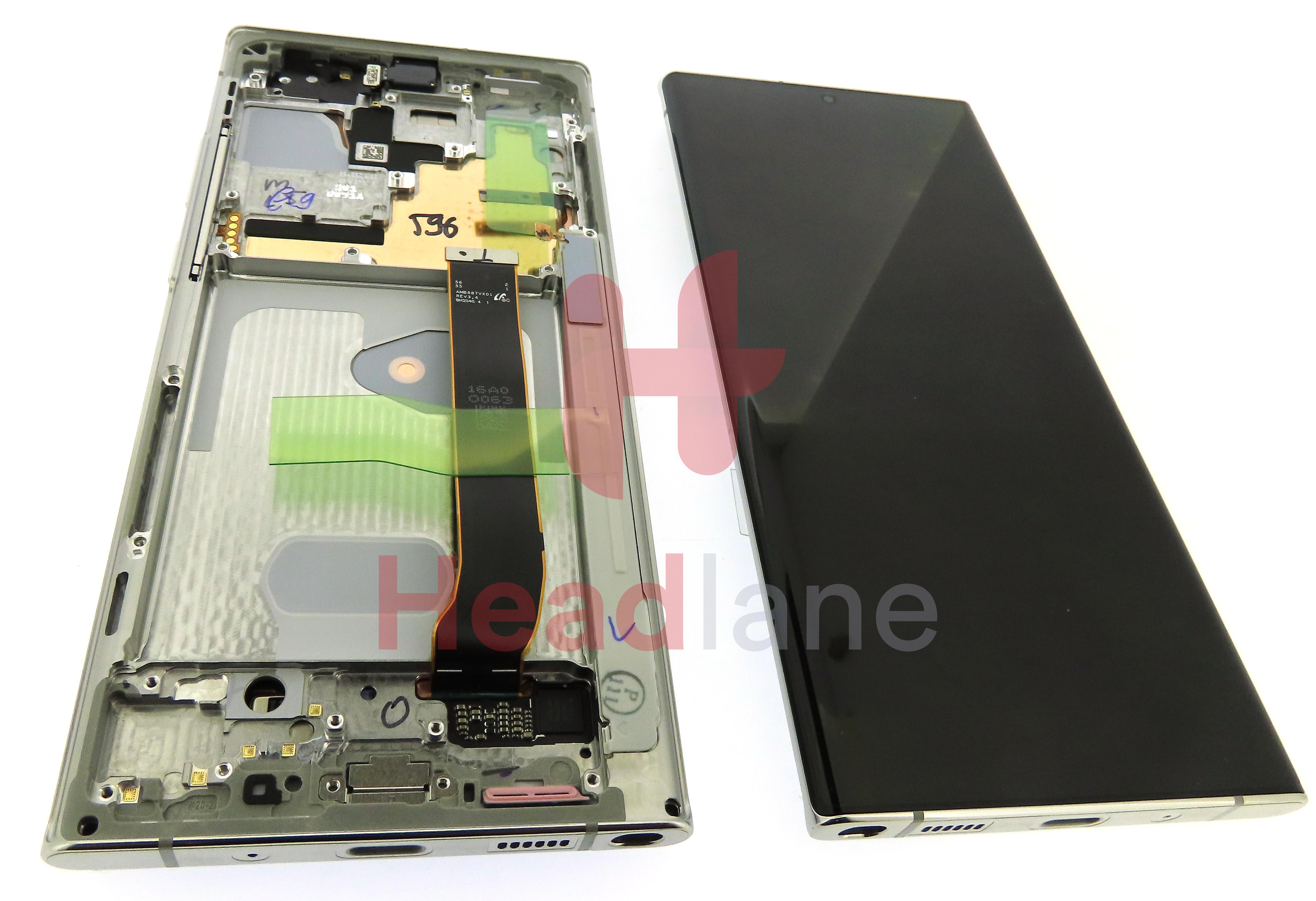 Samsung Galaxy Note 20 Ultra (SM-N986/DS) Display Complete (GH82-31453A) - Black - EMC